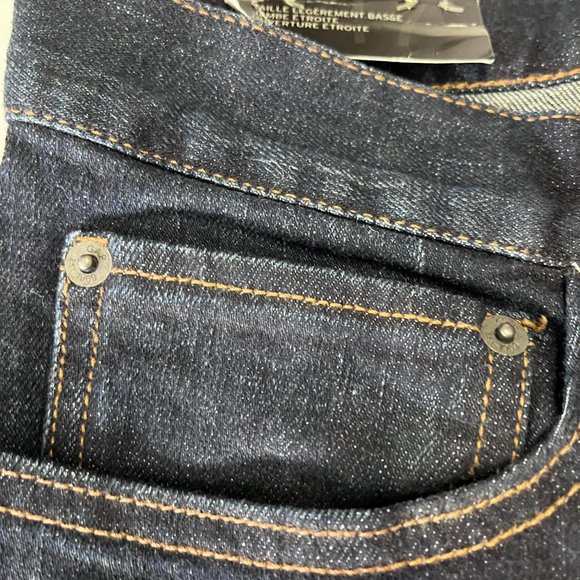 Gap Men's Jeans Dark Blue Slim Stretch Size 34 X 30 NWT - Picture 2 of 6